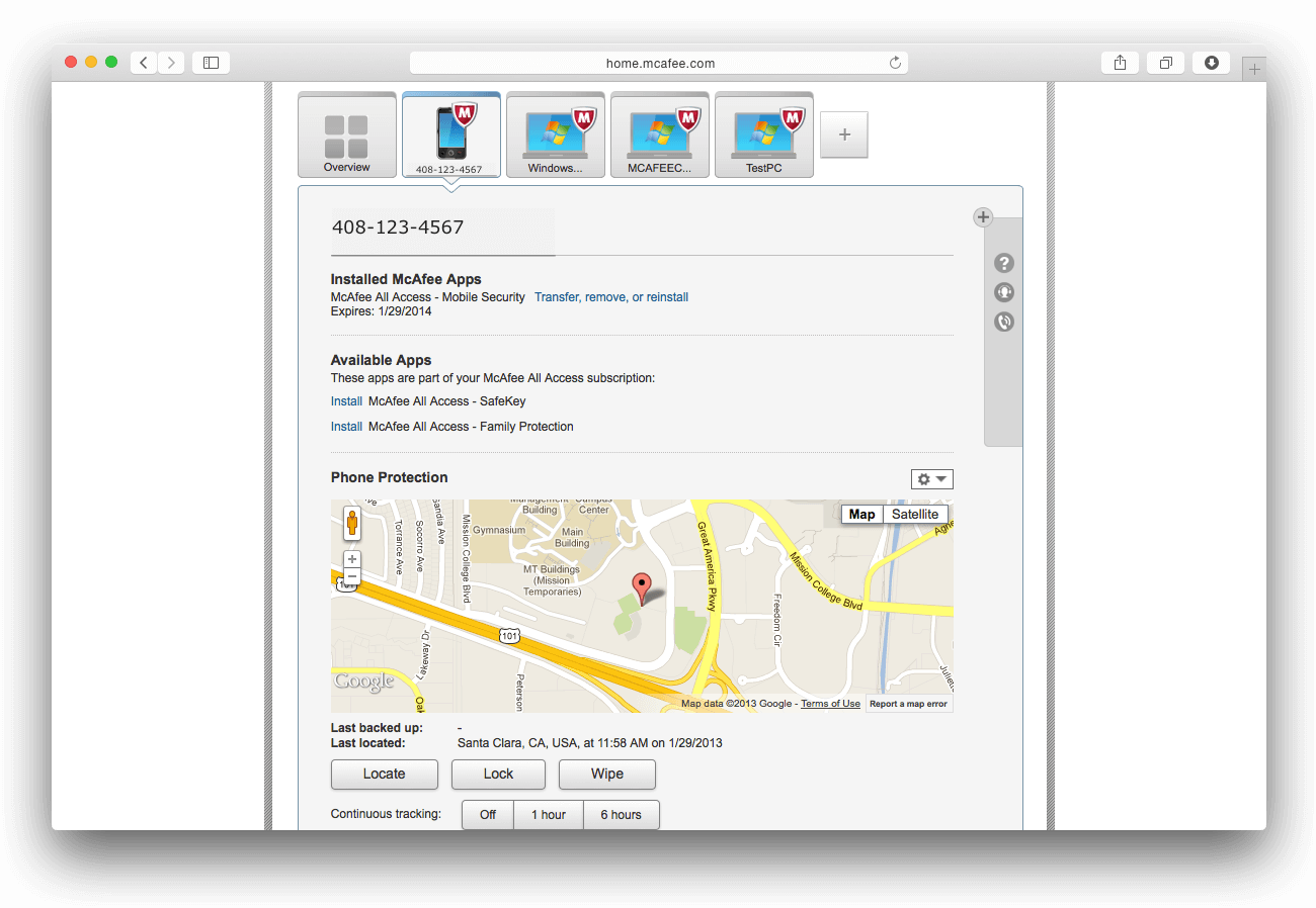 MAA Mobile Tab - browser